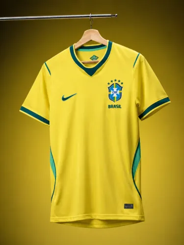Camisa Seleção Brasileira 2026 (Copa do Mundo)- Torcedor Masculina (Amarela)