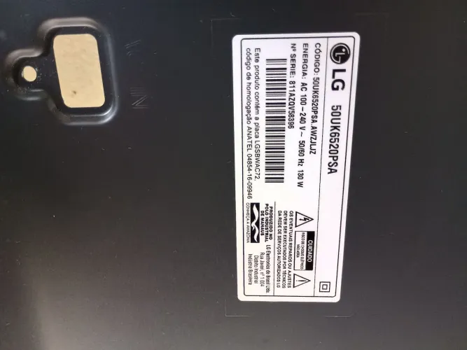 Peças tv lg