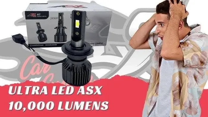 LÂMPADA 10.000 MIL LÚMENS ULTRA LED ASX H1/H3/H4/H7/H8/H11/H16/H27/HB3/HB4 ENTREGA GRÁTIS!