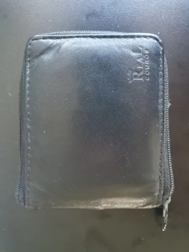 Carteira Real couros bem gasta