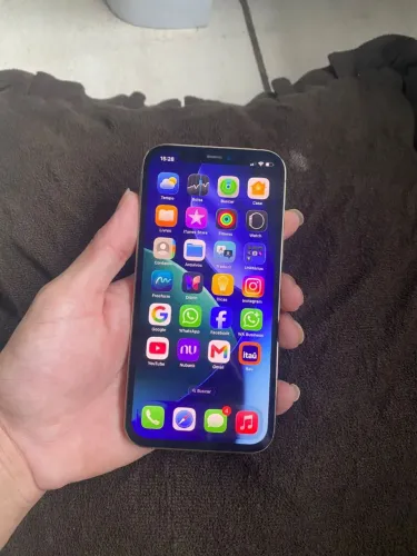 IPhone 12 pro dourado 128 GB de memória semi novo aceito troca