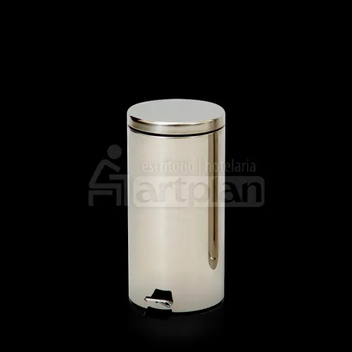 Lixeira de Aço Inox com Pedal 30L e Design Moderno