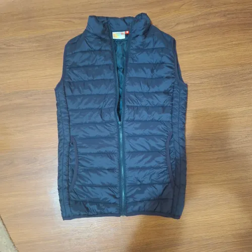 Colete Masculino Impermeável De Inverno Com Zíper, Gola Alta E Casual tamanho 8