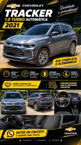 Chevrolet Tracker LT 1.0 Turbo 12V Flex AUT 2021