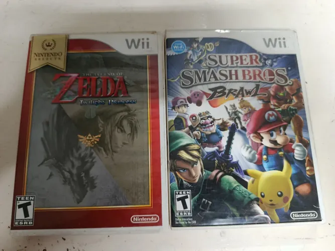 Zelda Twilight Princess + Super Smash Bros (leia a descrição!)
