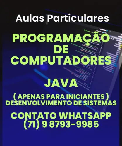 Programação de Computadores - JAVA ( Aulas Particulares para Iniciantes )