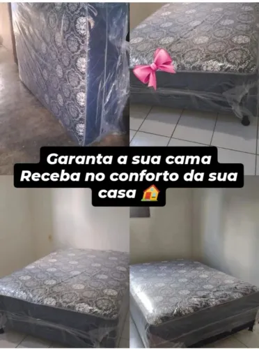 Cama box casal acoplada