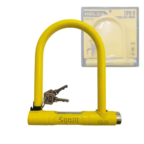 Cadeado de Arco Longo 40mm Com 02 Chaves Holda H2745