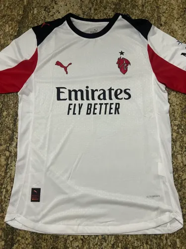 Camisa do milan branca away 25/26