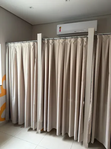 3 Cortinas provador