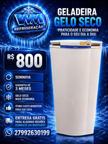 Geladeira Consul Gelo Seco - Seminova