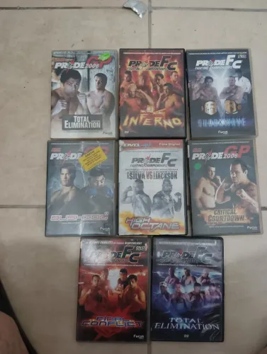 Coleção de dvds Pride FC