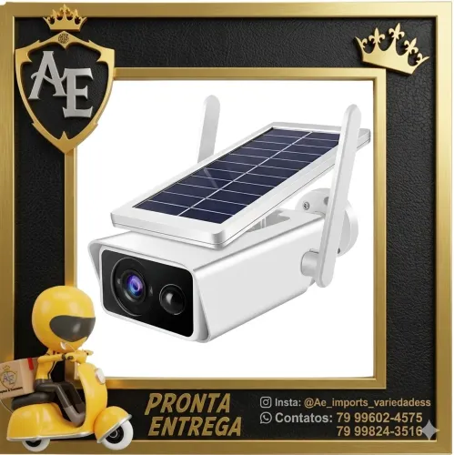 Câmera Wifi com energia solar 