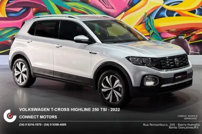 Volkswagen T-Cross Highline 1.4 TSI Flex 16V 5P AUT 2022