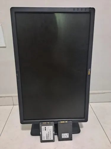 Monitor Dell 24 + SSD 480 Kingston - troco por notebook