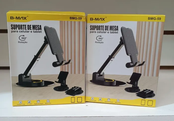 Suporte de mesa para celular e tablet