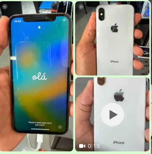 Celular todo conservado passo cartão de crédito também