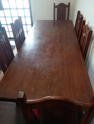 Vendo Conjunto mesa com 6 cadeira para área externa