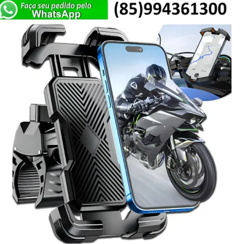 Suporte para Celular Moto Bicicleta Guidão Bike Garra Resistente Reforçado Qualidade Ajust