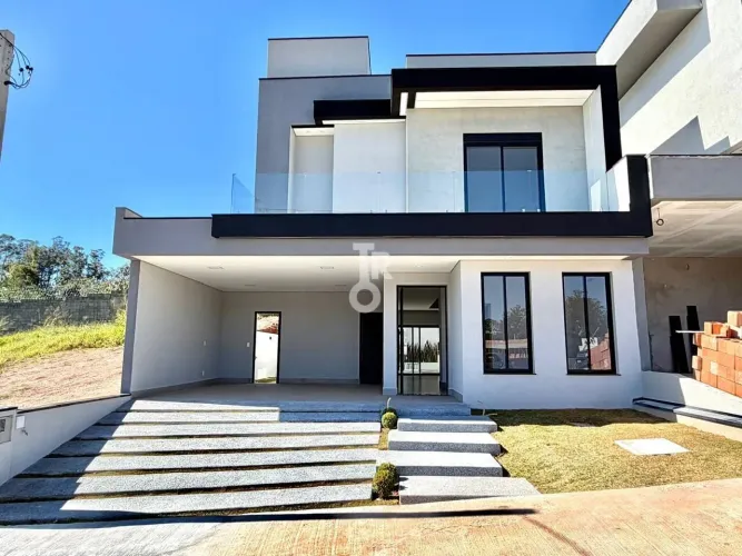 CASA COM 03 SUÍTES + ESCRITÓRIO À VENDA - RESIDENCIAL LAGO AZUL - JUNDIAÍ/SP