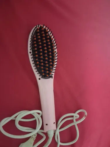 Escova Alisadora Fast Hair Straightener Rosa