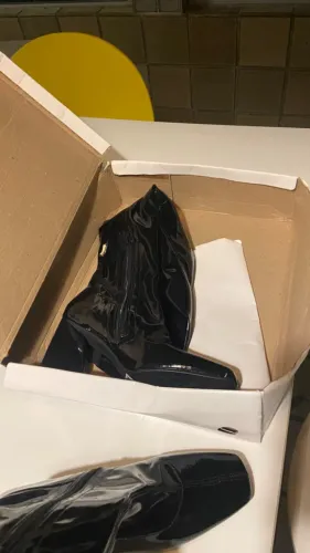 Botas cano longo salto nova Myft
