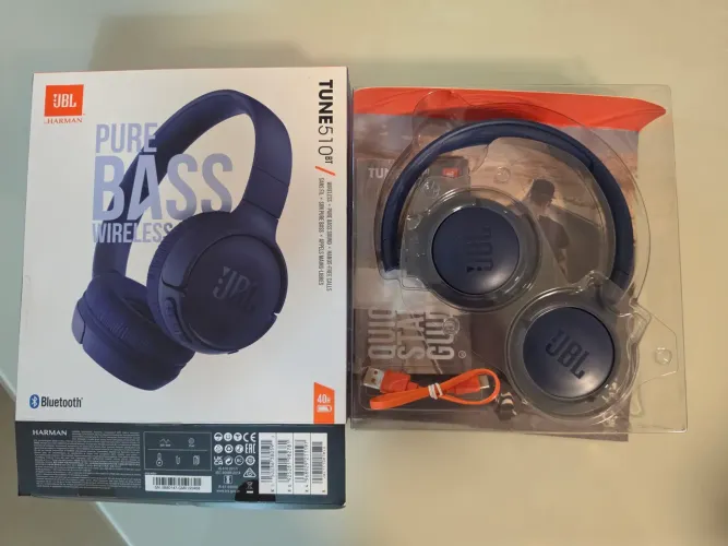 JBL Tune 510BT Bluetooth Azul - Nunca Usado - Completo na Caixa