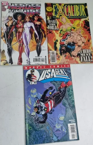 Lote 3 HQs Marvel Importadas (Em Inglês / Originais)