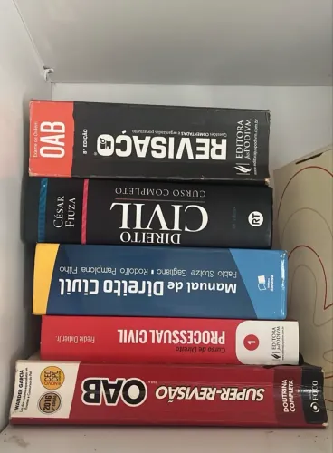 Kit Livros de Direito - OAB, Processo Civil, Fredie Didier e Pablo Stolze - Ótimo Estado*