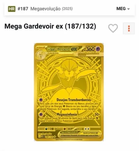 Carta Pokémon Mega Gardevoin ex