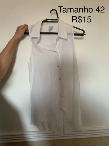 blusa com botões 
