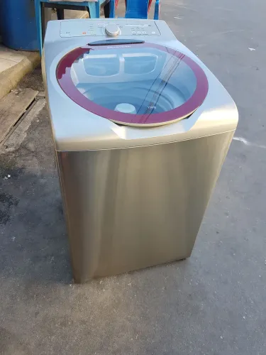 Máquina de lavar roupa Brastemp inox