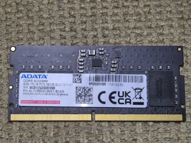 Memória RAM 8GB DDR5