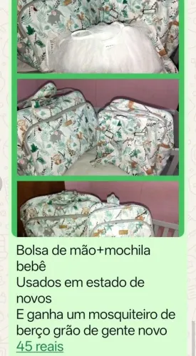 Ítens usados para bebê