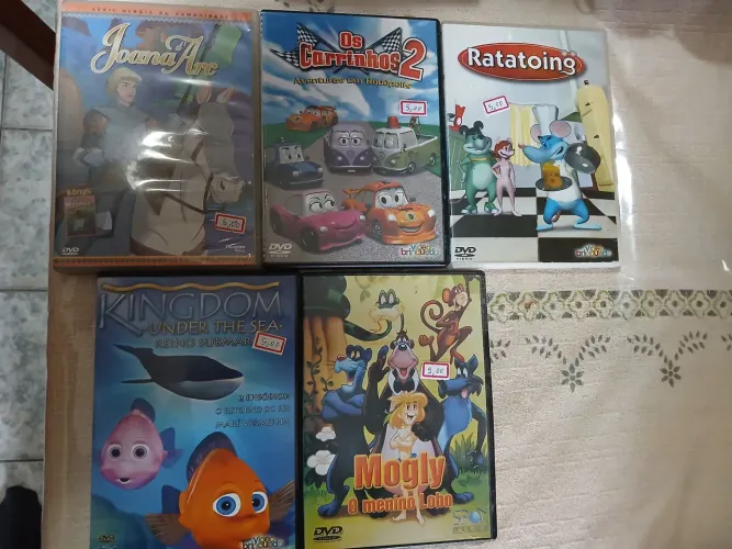DVDs Originais para coleção 5 reais a unidade
