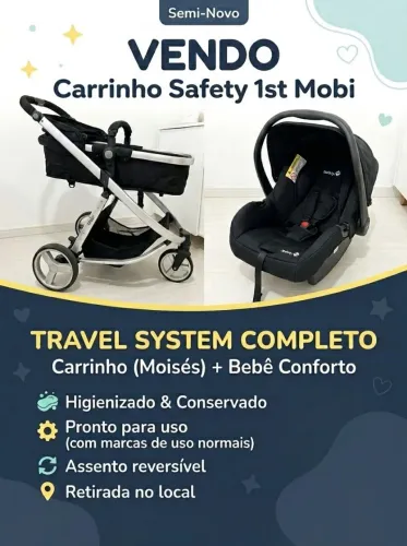Carrinho de Bebê Safety 1st Mobi