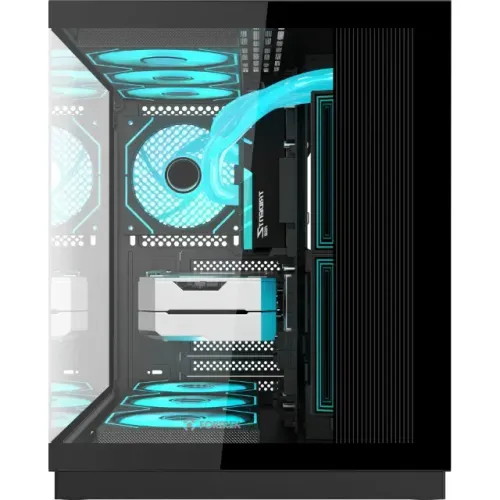 Gabinete Fortrek Clarity Max ATX, Vidro Temperado, USB-C, Espaço para 9 Fans
