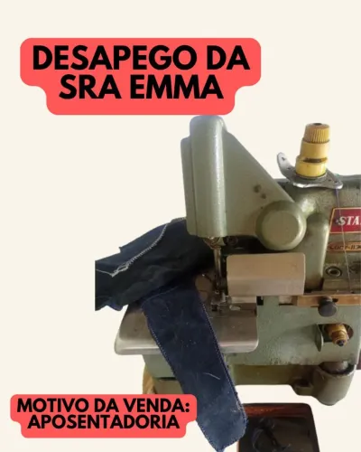 Desapego de Overloque da Dona Emma - funcionando perfeitamente 