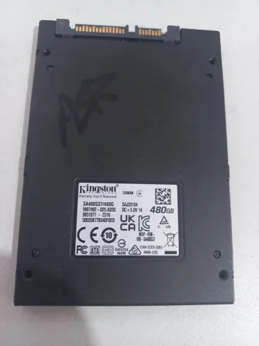 SSD Kingston 480 GB / Garantia