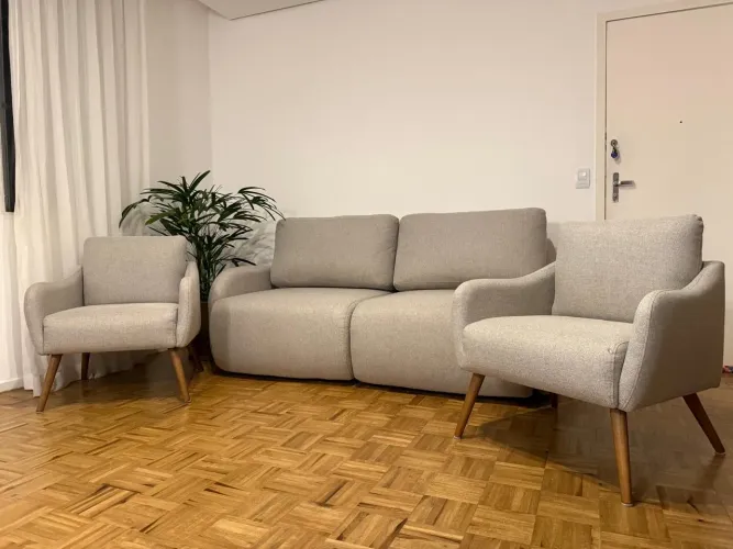 Vendo Sofá e Cadeiras Chaire Italiana