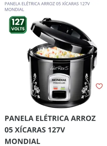 Panela Elétrica Mondial 
