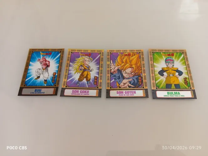 Quatro Cards Dragon Ball Z