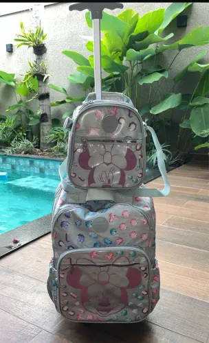Mochila e lancheira Bagaggio Minie