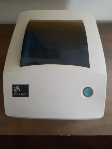 Zebra GC420t etiquetas gôndolas  código  barra