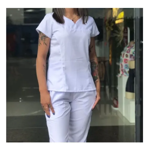 Scrub PRIVATIVO GABARDINE BRANCO