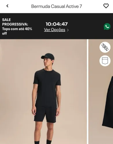 Conjunto masculino da marca live! Na etiqueta 