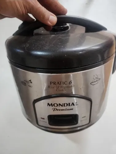 Arrozeira Mondial Premium Pratic 6 rice and vegetables poucas uso