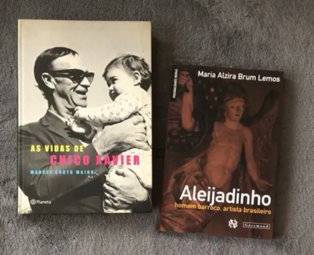 Livros Chico Xavier + Aleijadinho