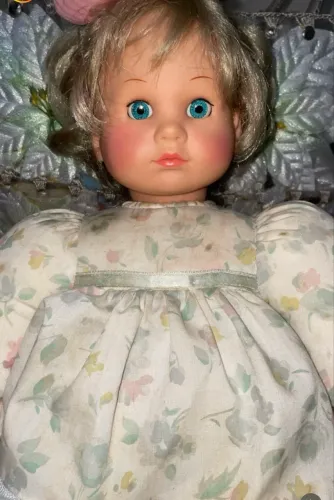 Boneca antiga tec toy 