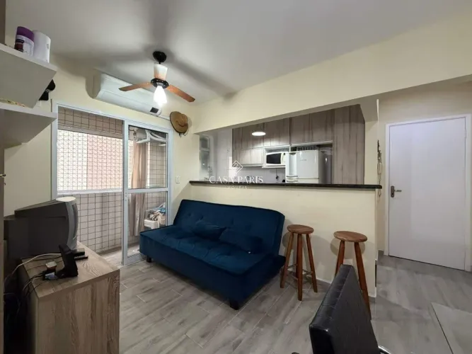 Apartamento mobiliado de 2 quartos à venda na Aviação, Praia Grande